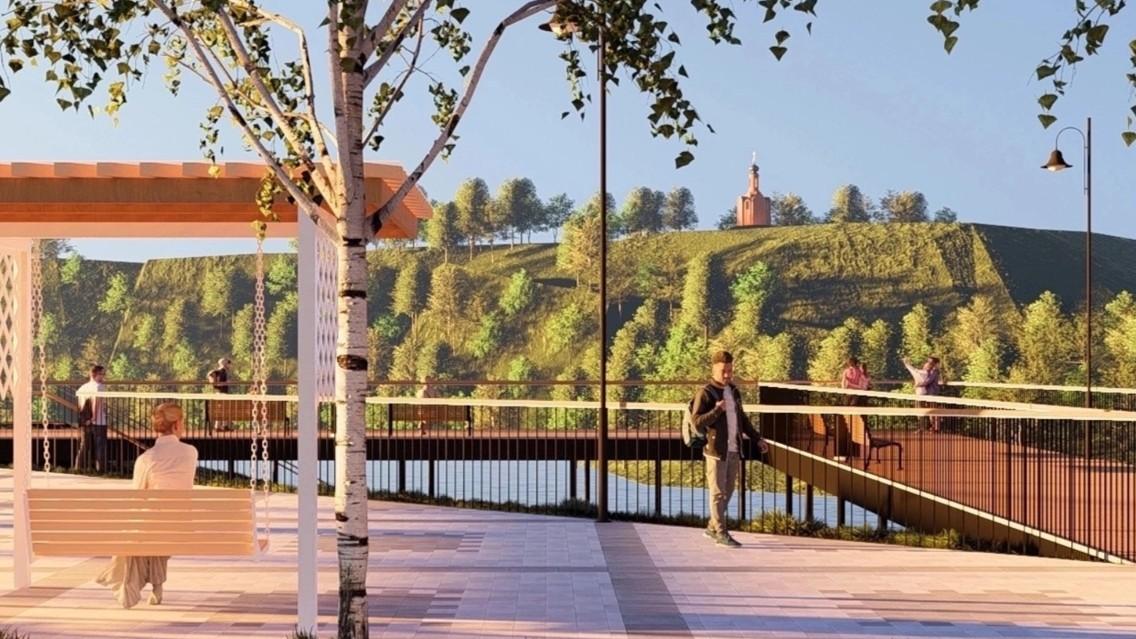 Mtsensk Oka Embankment