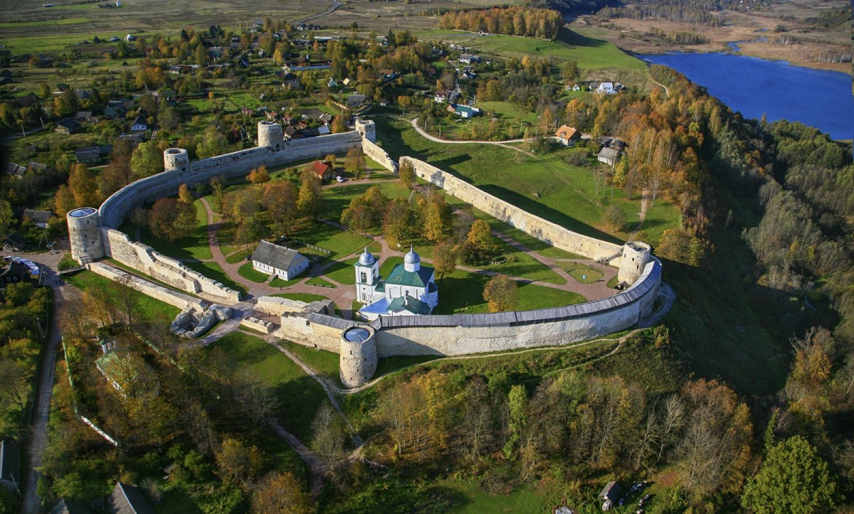 Izborsk Fortress and Slovenskoye Lake